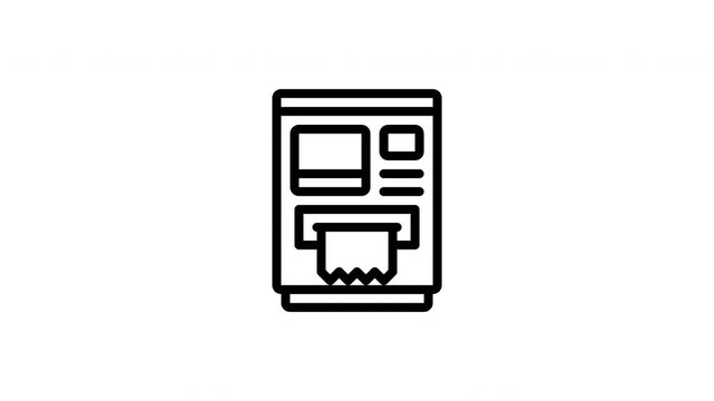 ticket machine animated icon