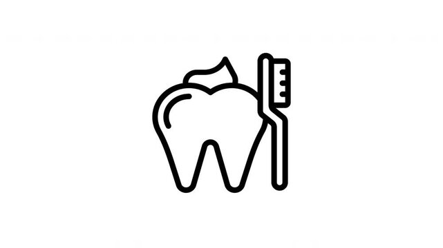 toothpaste animated icon