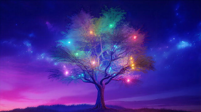 Colorful heat map of brain activity during scan