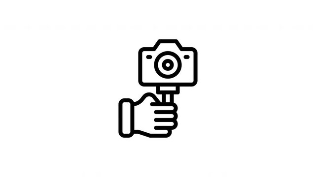 vlogging animated icon