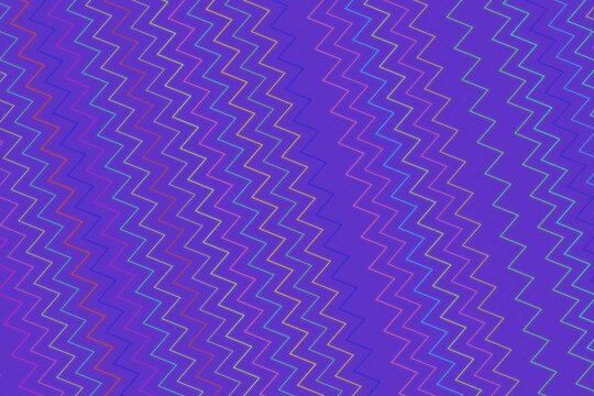 Close-up of purple fabric with zigzag stitching pattern