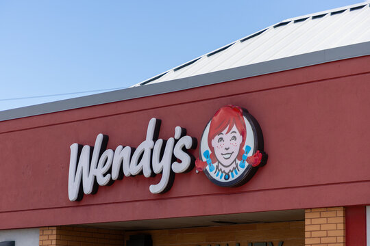 Ottawa, Canada - July 30, 2026: Wendy's fast food restaurant sign