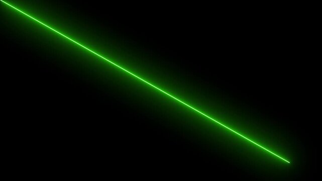 Horizontal neon sky line animation, glowing line motion graphic, transparent background with alpha channel, right to left laser effect, straight neon..4k motion video.