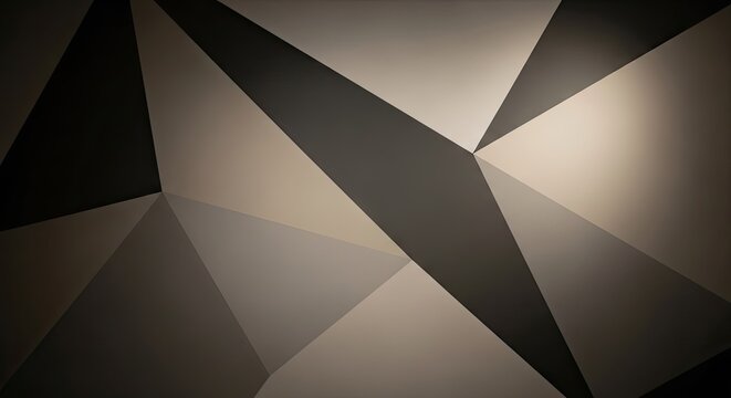 Abstract dark geometric background with sharp triangular shapes.