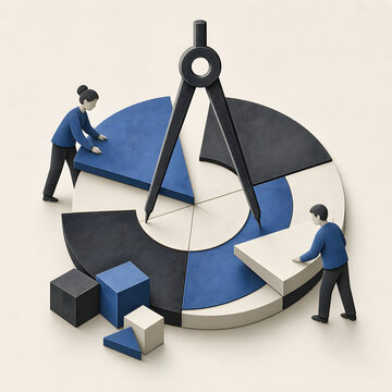 Business communication concept art generated by AI