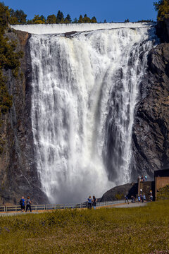 Montmorency Falls in Quebec, Canada