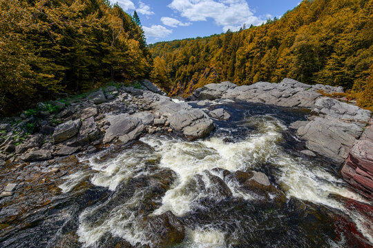 Sainte-Anne Canyon, Quebec, Canada