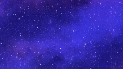 Fototapeta premium abstract blue background with stars-Celestial Midnight Sky | Blue Background with Glowing Stars and Galaxy -starry sky