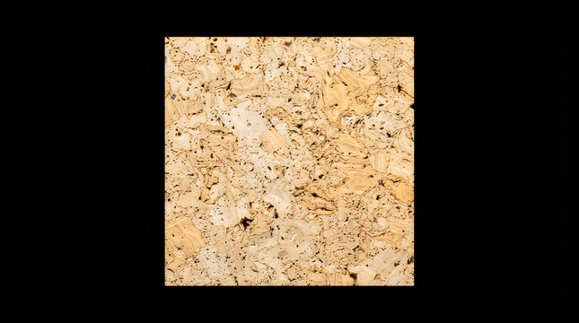 Brown textured cork board sheet