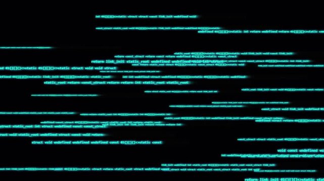 Abstract digital rain of code a mesmerizing visual representation of programming and data streams