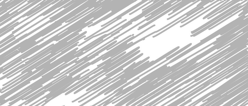 Abstract Grunge Black Background with Flowing Lines and Striped Wave Texture, Seamless Vector Pattern for Modern Wallpaper, Water Motion and Decorative Design