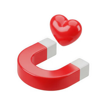 3d rendered image of a heart-shaped object with a curved structure and a red color scheme