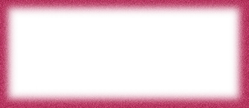 Pink rectangle frame border gradient blur vignette soft grain textured transparent overlay abstract background effect