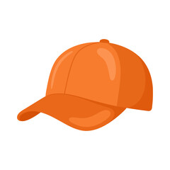 Fototapeta premium Orange baseball cap