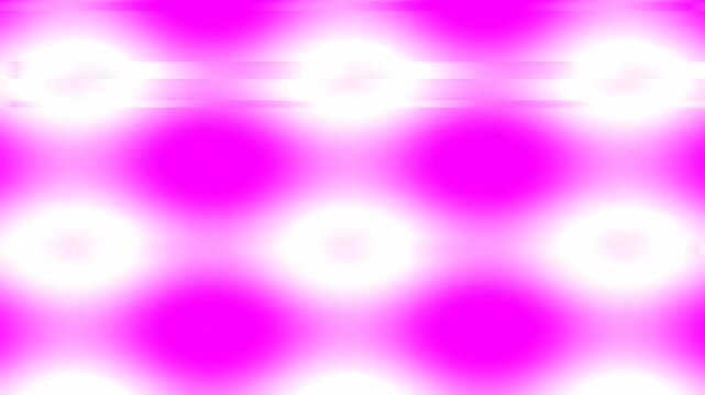 Abstract Pink and White Glowing Grid Pattern Loop