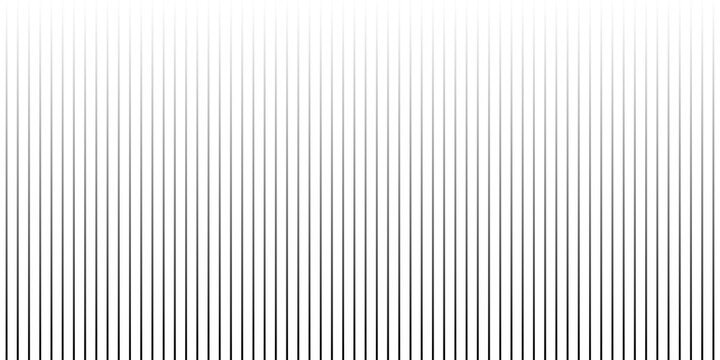 PNG stripes vertical lines glitch texture half transparent or faded overlay effect, modern background effect. Monochrome retro vintage black striped line strokes pattern background.