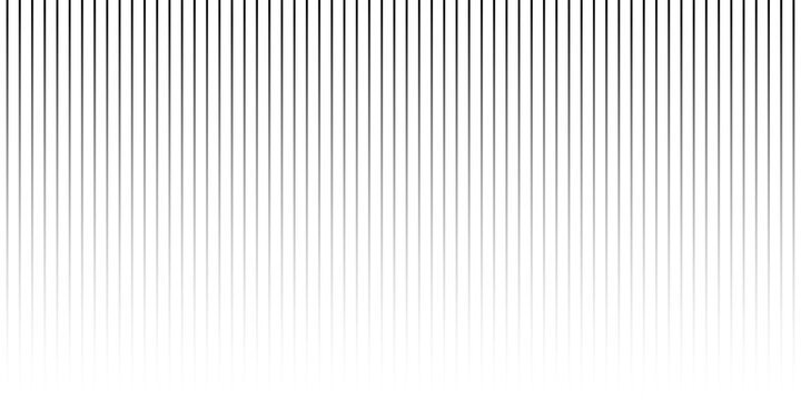PNG stripes vertical lines glitch texture half transparent or faded overlay effect, modern background effect. Monochrome retro vintage black striped line strokes pattern background.