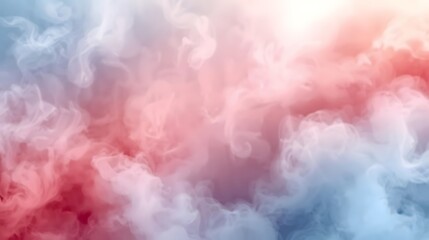 Fototapeta premium Abstract Red and White Flowing Wave Background