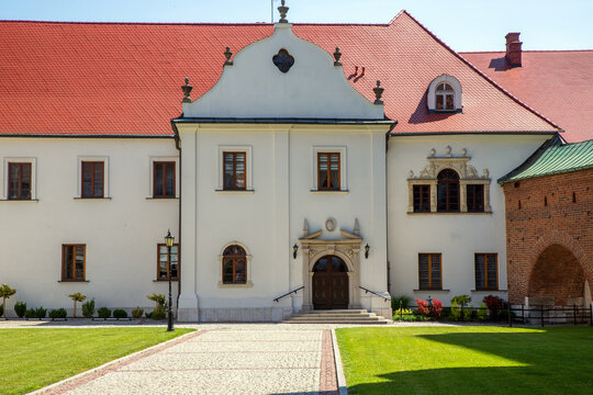 The historic Monastery of the Canons Regular of the Lateran next to the Corpus Christi Basilica, Kazimierz district, Poland. Founded in 1405 when King Władysław Jagiełło brought the order to Krak&oacute;w. 