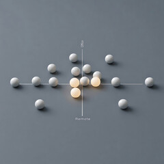 Obraz premium Inclusive Workspace Design and Corporate HR Strategy Visual