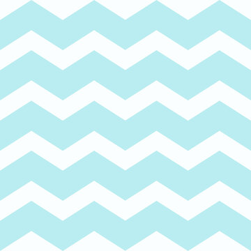 Pastel Blue Chevron Pattern Background - Soft Sky Blue Geometric Vector Texture