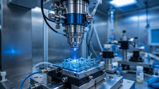 Photonic chip integration with atomic precision