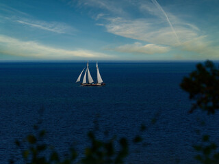 sailship against blue sky © Juergen