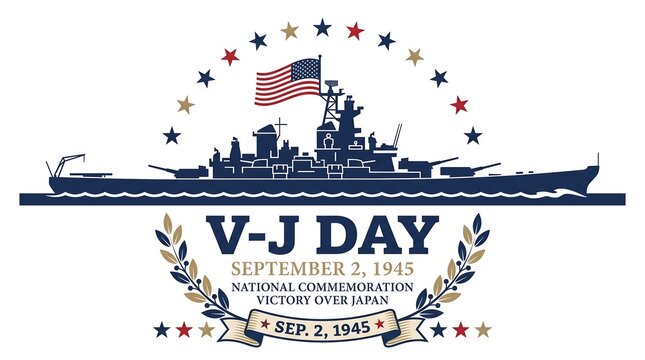 USS Missouri V-J Day September 2 Formal Surrender Tribute