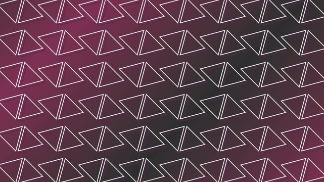Animated Dark Magenta and Black Triangle Pattern Background