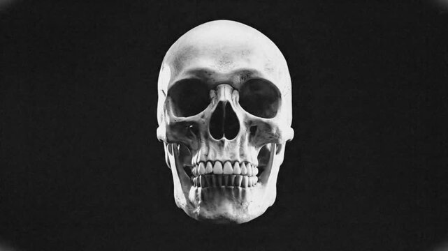 Cinematic Skull Close-Up