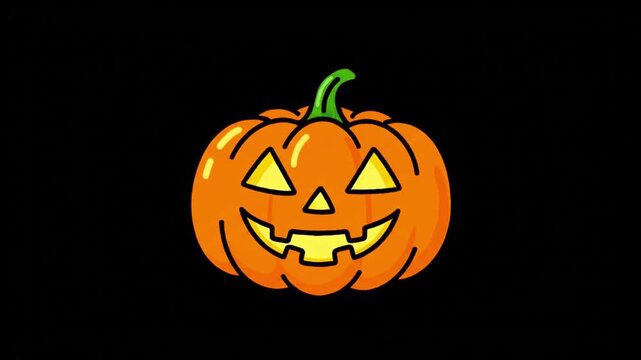 Spooky Halloween Jack O Lantern Pumpkin