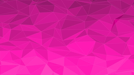 Obraz premium Abstract geometric magenta polygonal surface pattern with triangle shapes for modern creative digital art design concepts
