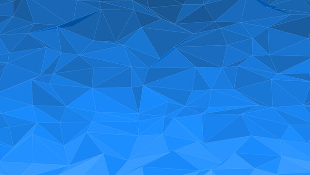 Abstract geometric blue polygonal surface pattern with triangle shapes for modern creative digital art design concepts