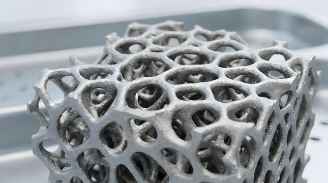 Precision-engineered titanium spinal implant mesh for advanced orthopedic surgery and medical device innovation