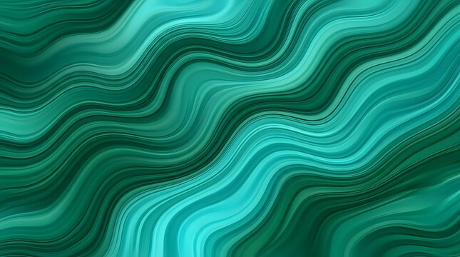 Emerald green and turquoise liquid gradient with organic wave patterns, clean luxury abstract design, 8k, no text, no logo, no watermark