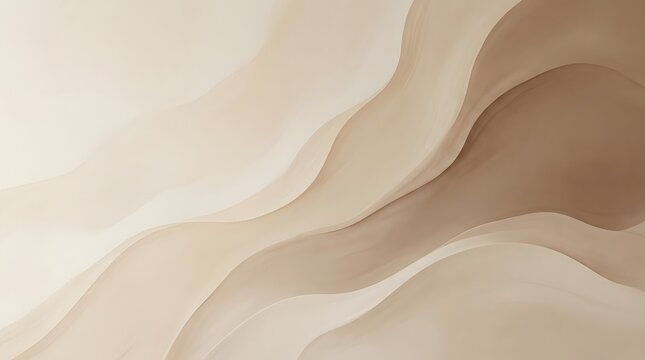 Cream beige and soft brown gradient with organic flowing shapes, Scandinavian minimalist background, elegant neutral aesthetic, no text, no logo, no watermark