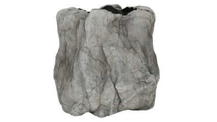 3d rendering granite cliff © santiago