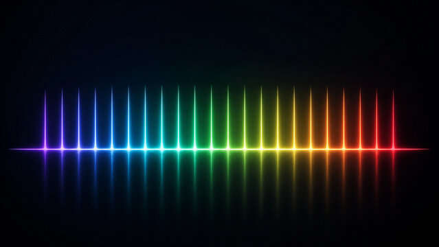  Optical Frequency Comb Equally Spaced Laser Lines