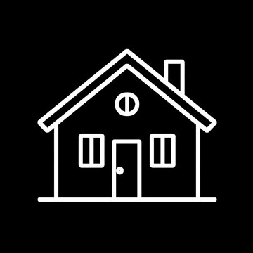 house icon on black