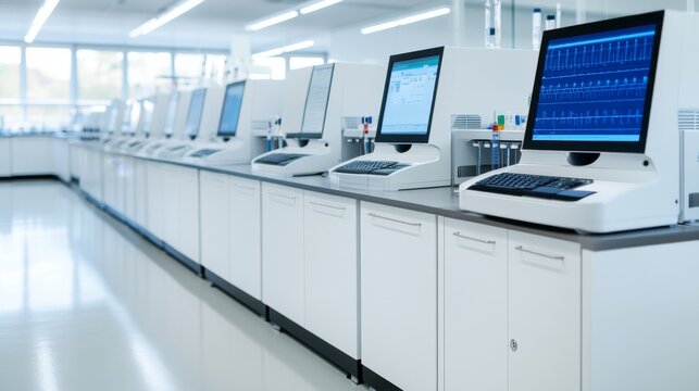 Smart Diagnostic Laboratory With Automated Workflow Copy Spa Alternate Connected Support Perspective, medical technology service, AI diagnostic solutions, connected healthcare support