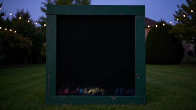 Outdoor Party Chalkboard