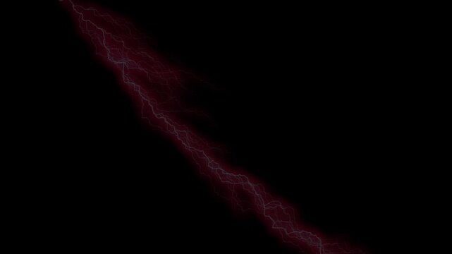 Neon Lightning Flash Energy Effect Animation...