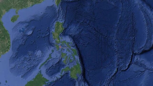 Video of rotating of planet Earth in space. Philippines,
west philippines sea, south china sea, sulu sea,
spratly islands, paracel islands on geographical world map. 