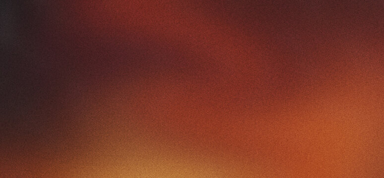Warm amber abstract background with grainy texture and soft bokeh light effects. Dark copper gradient backdrop for cinematic overlays. Rusty orange blurred surface for creative design projects.