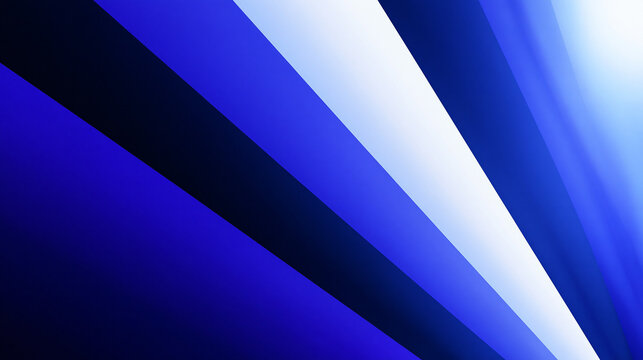 Abstract Blue Geometric Lines and Modern Gradient Background