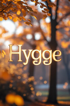 Hugge Danish philosophy coziness, mental comfort and ability enjoy simple life moments AI Generative