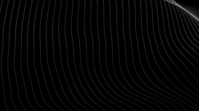 Animated particle strings background