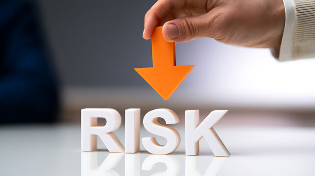 Business Hand Reduce Risk Strategy Investment Finance Minimize Problem Solution Planning Security Safety Protect