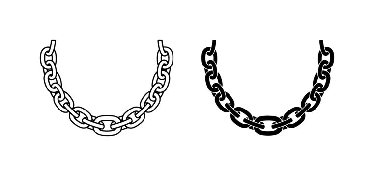 Heavy Duty Chain Links, Industrial Metal Fastener, Strong Connection Element