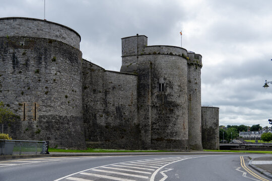 Outer Walls of King John&rsquo;s Castle in Limerick